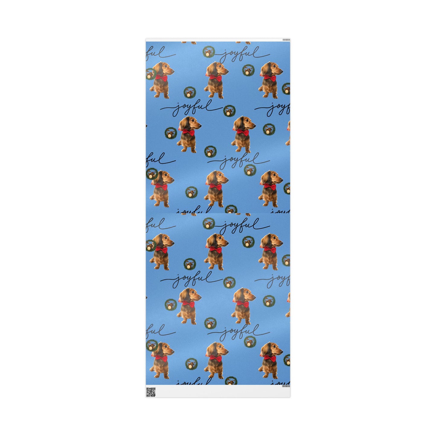 Wrapping Paper - Dachshund Dog Holiday Drum Kit Design
