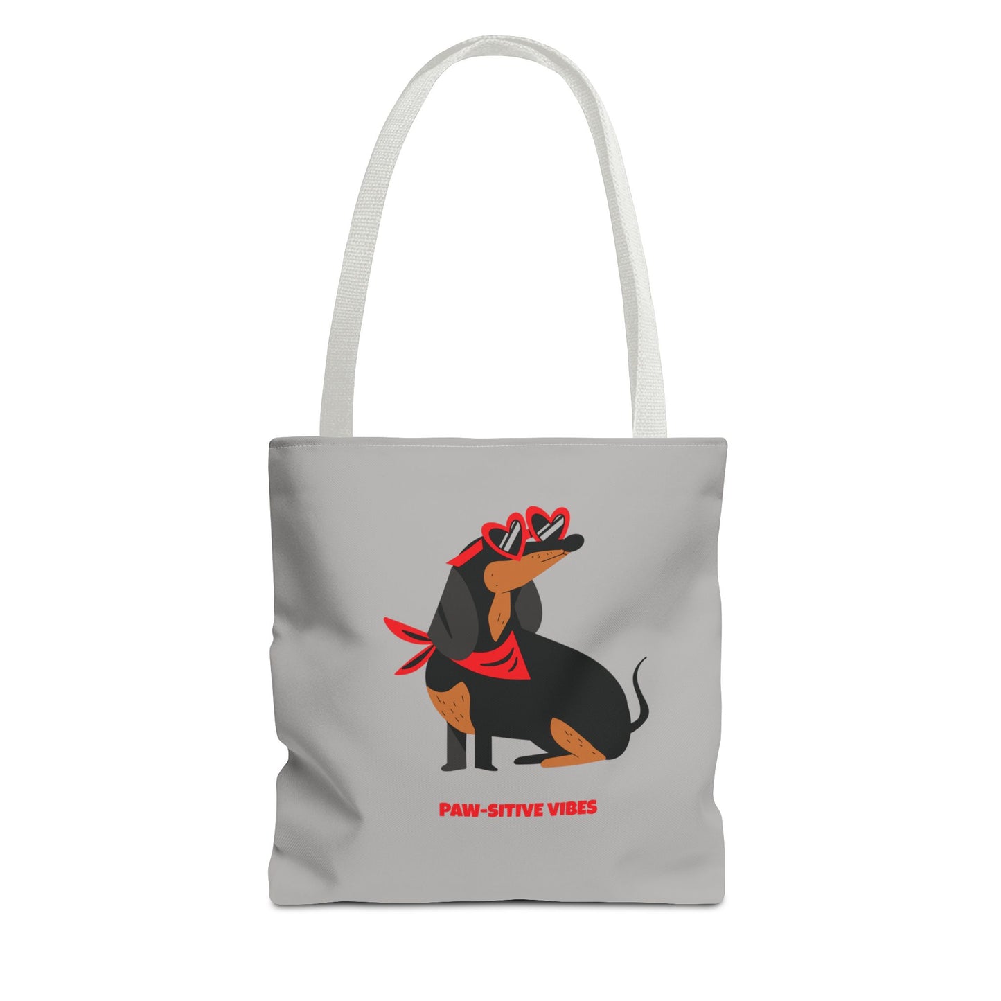 Custom Tote Bag - Paw-sitive Vibes AOP