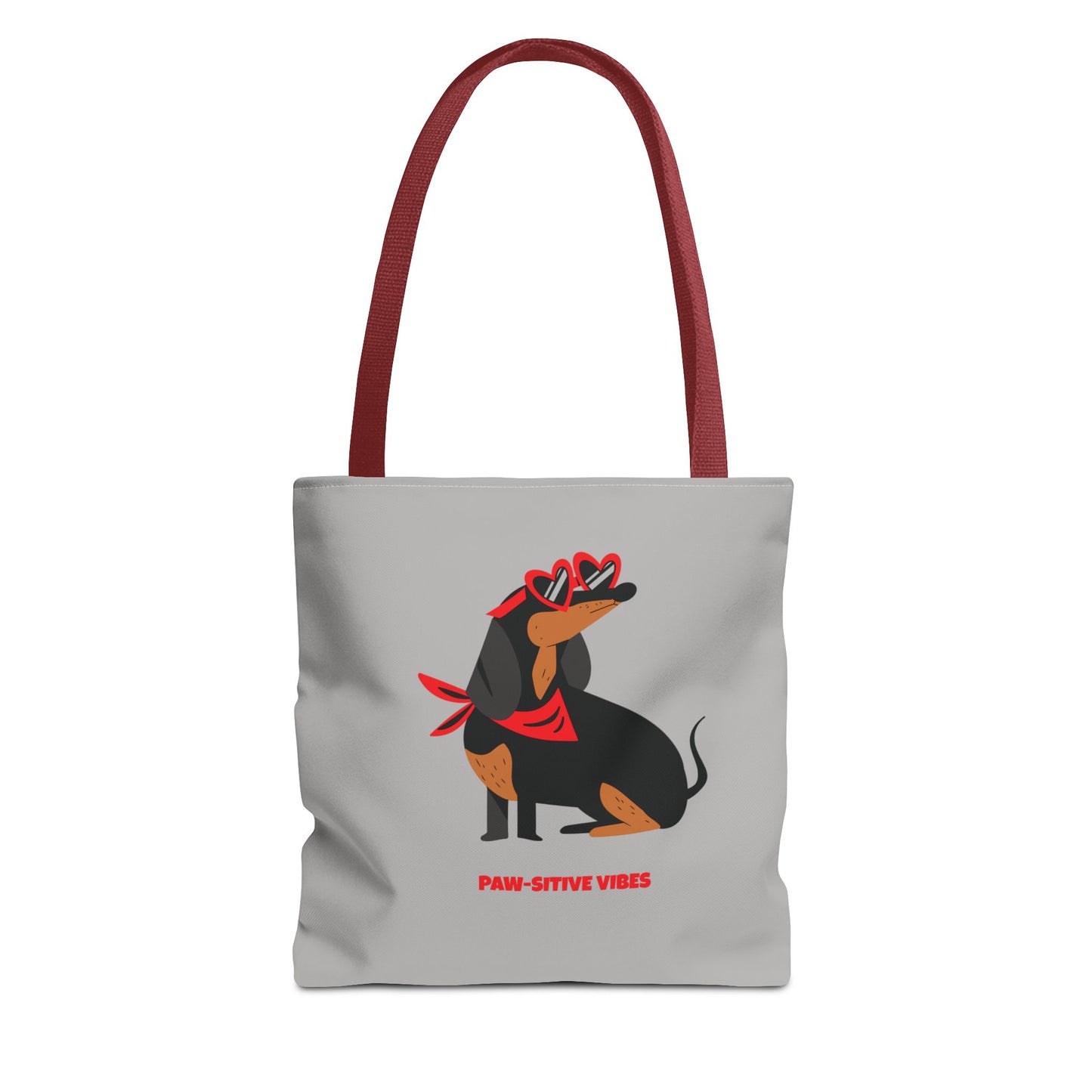 Custom Tote Bag - Paw-sitive Vibes AOP