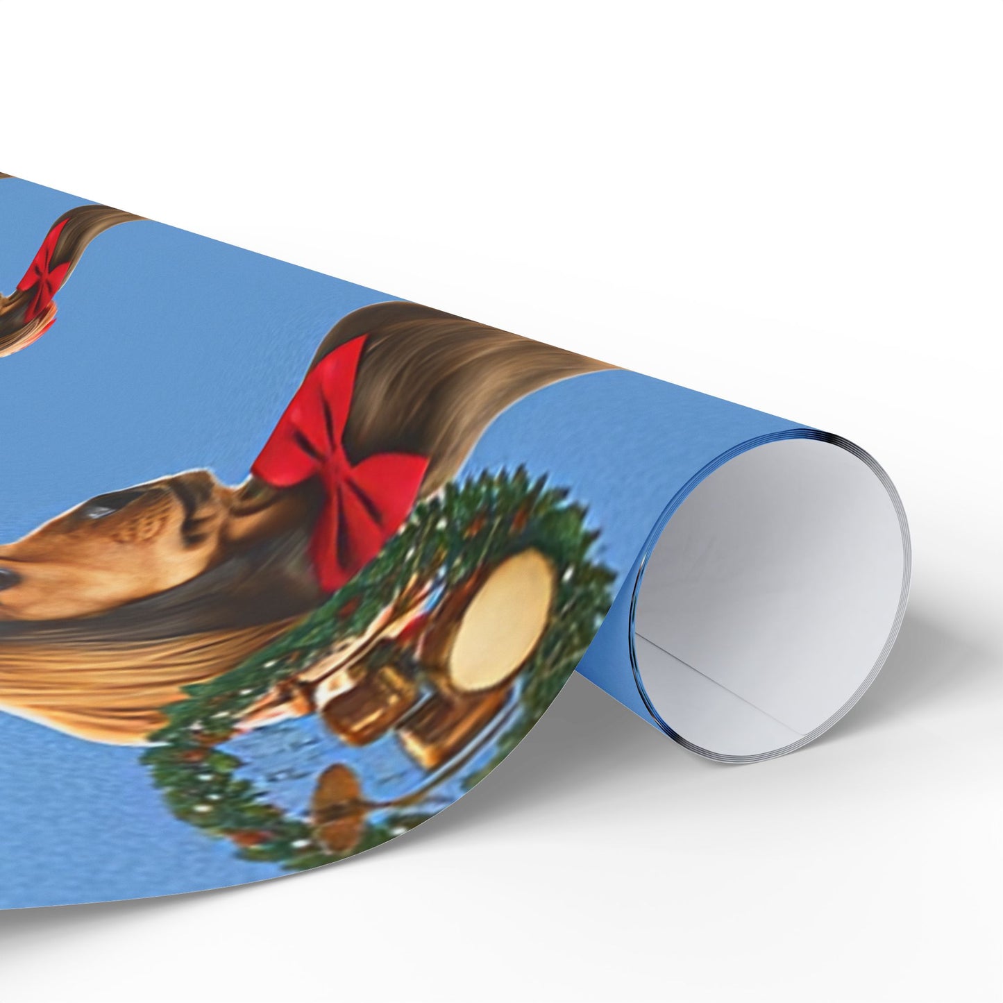 Wrapping Paper - Dachshund Dog Holiday Drum Kit Design