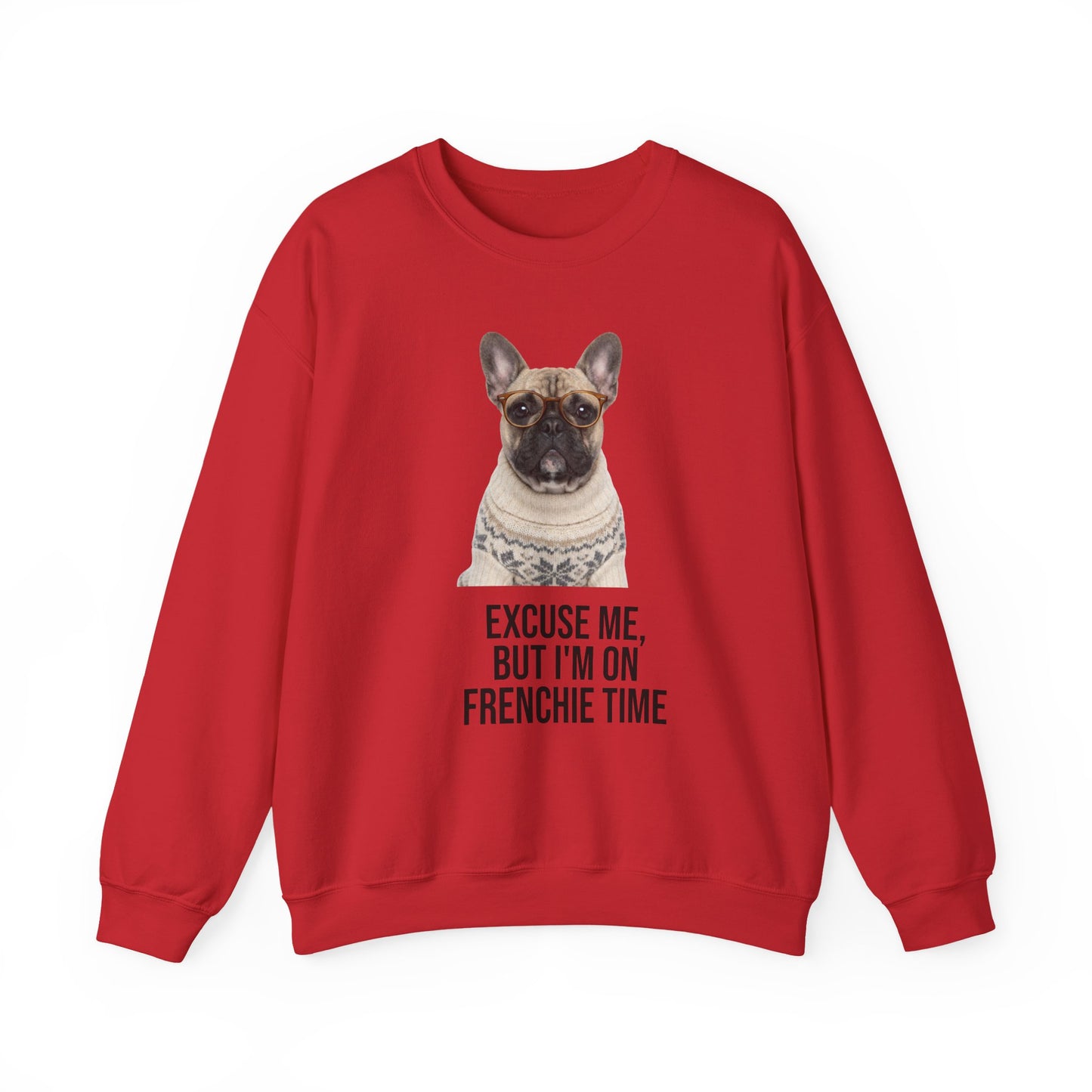 Frenchie Time French Bulldog Crewneck Sweatshirt
