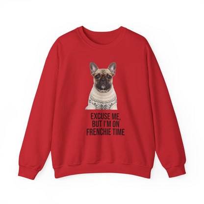 Frenchie Time French Bulldog Crewneck Sweatshirt