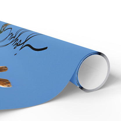 Wrapping Paper - Dachshund Dog Holiday Drum Kit Design