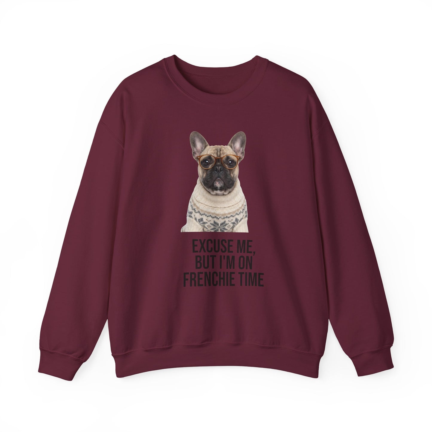Frenchie Time French Bulldog Crewneck Sweatshirt