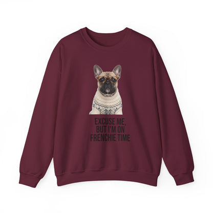 Frenchie Time French Bulldog Crewneck Sweatshirt