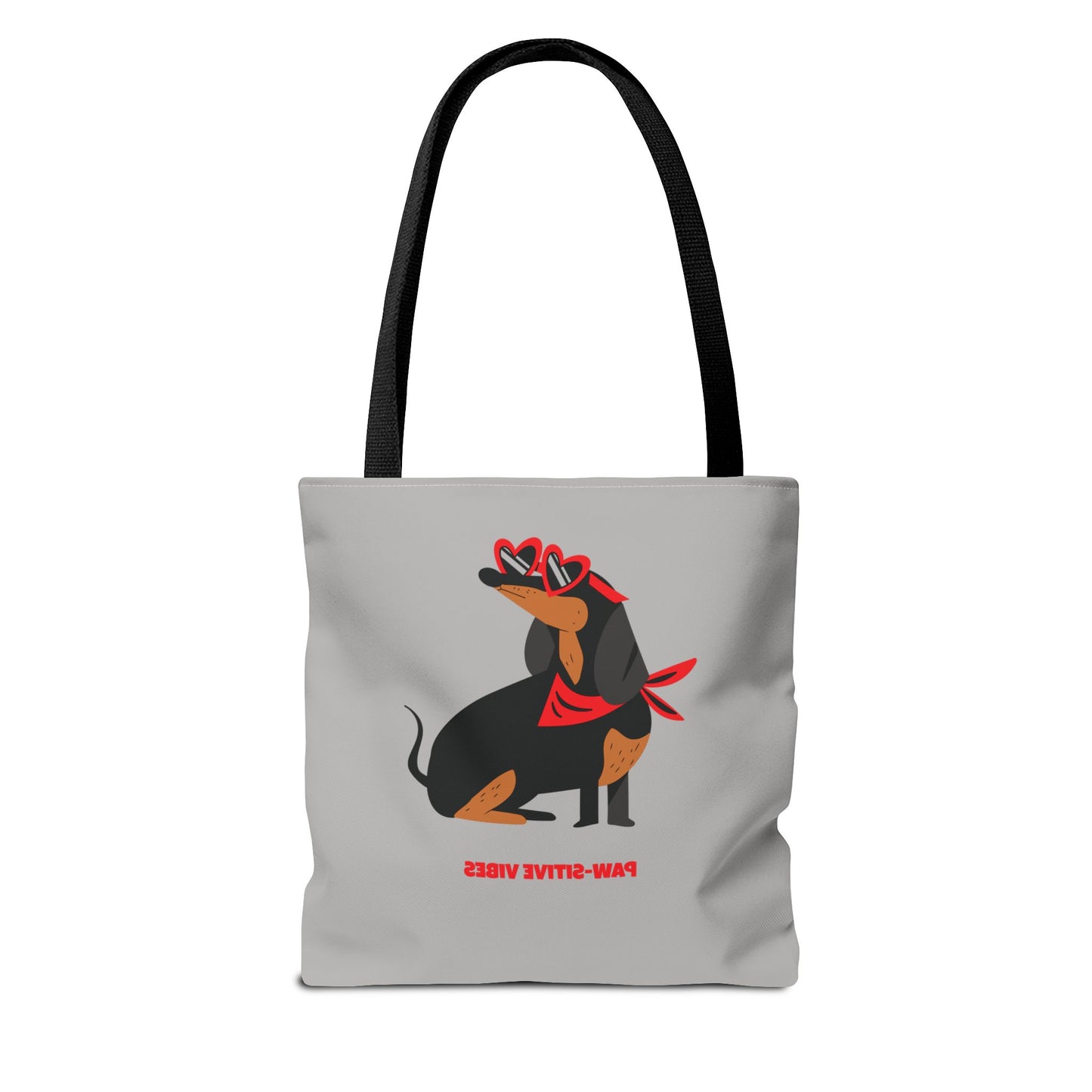 Custom Tote Bag - Paw-sitive Vibes AOP