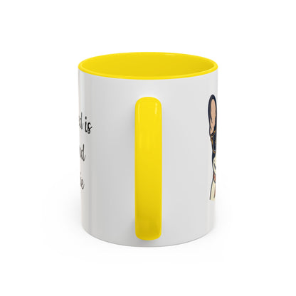 Frenchie Coffee Mug — "All You Need Is Love and a Frenchie" (11/15 oz)