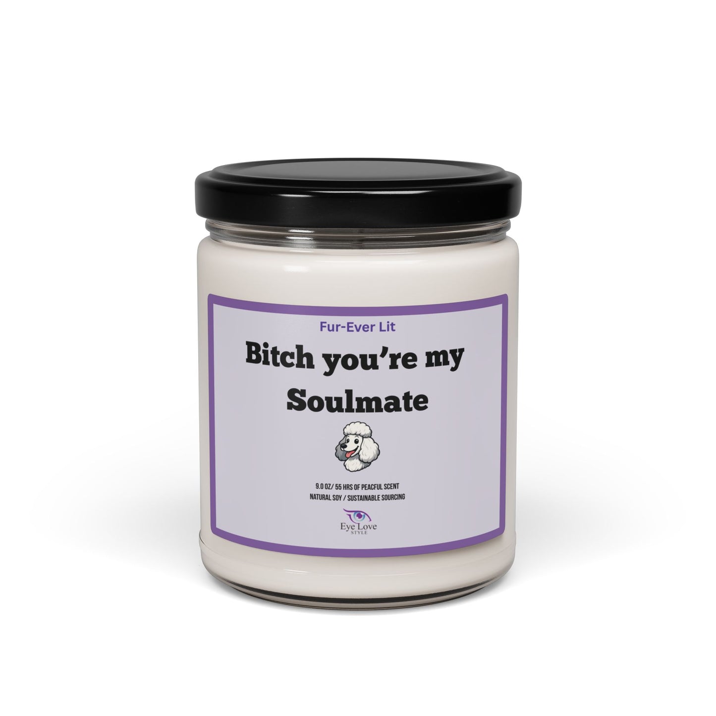 Soulmate Scented Soy Candle - 9oz, Perfect Gift for Friends