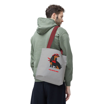 Custom Tote Bag - Paw-sitive Vibes AOP
