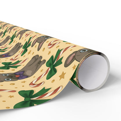 French Bull Dog Holiday Wrapping Paper