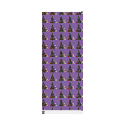 White Poodle Holiday Gift wrap