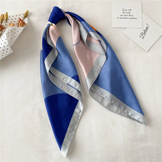 Print Silk Headscarf Bandana