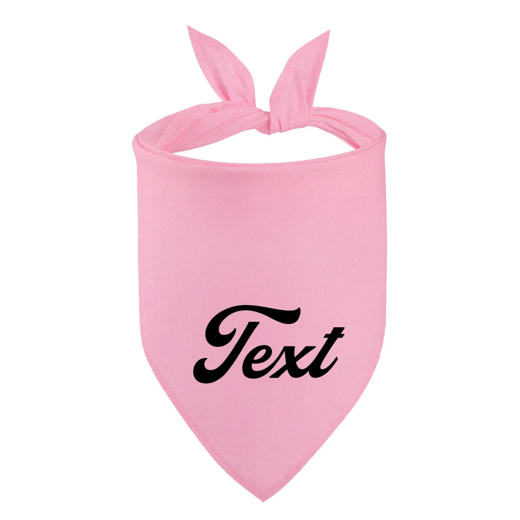 Customizable Dog & Cat Bandana