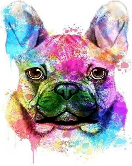 40x50cm Painting By Numbers Animals On Canvas