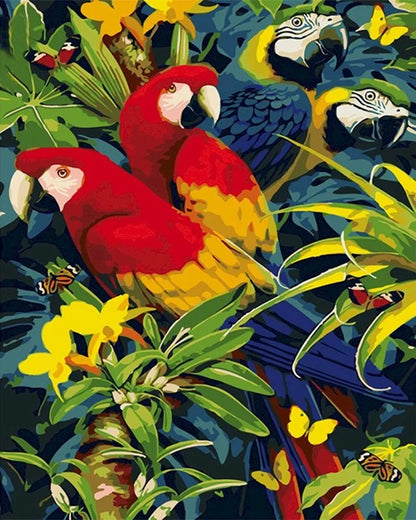 40x50cm Painting By Numbers Animals On Canvas