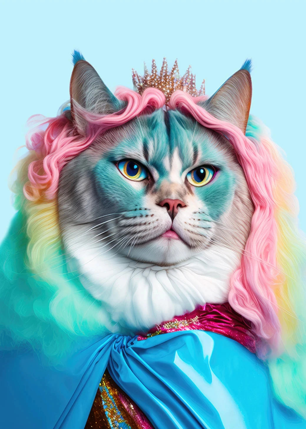 Animal's Gorgeous Cross Dressing Poster
