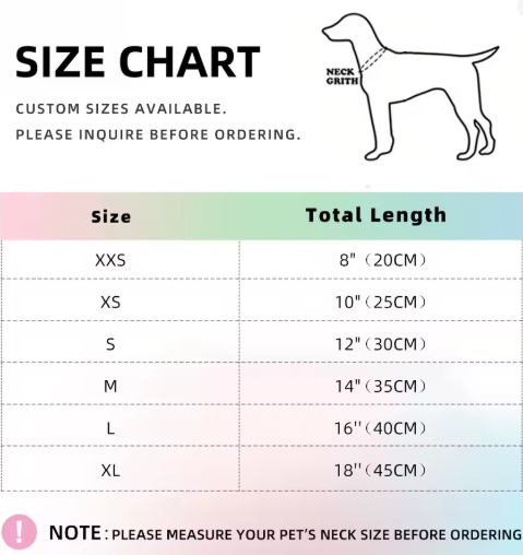 Glow in the Dark Custom Beaded Pet Collars