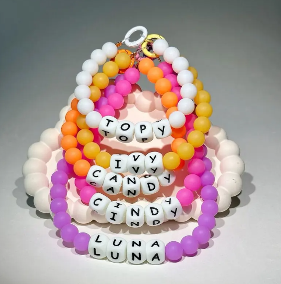 Glow in the Dark Custom Beaded Pet Collars