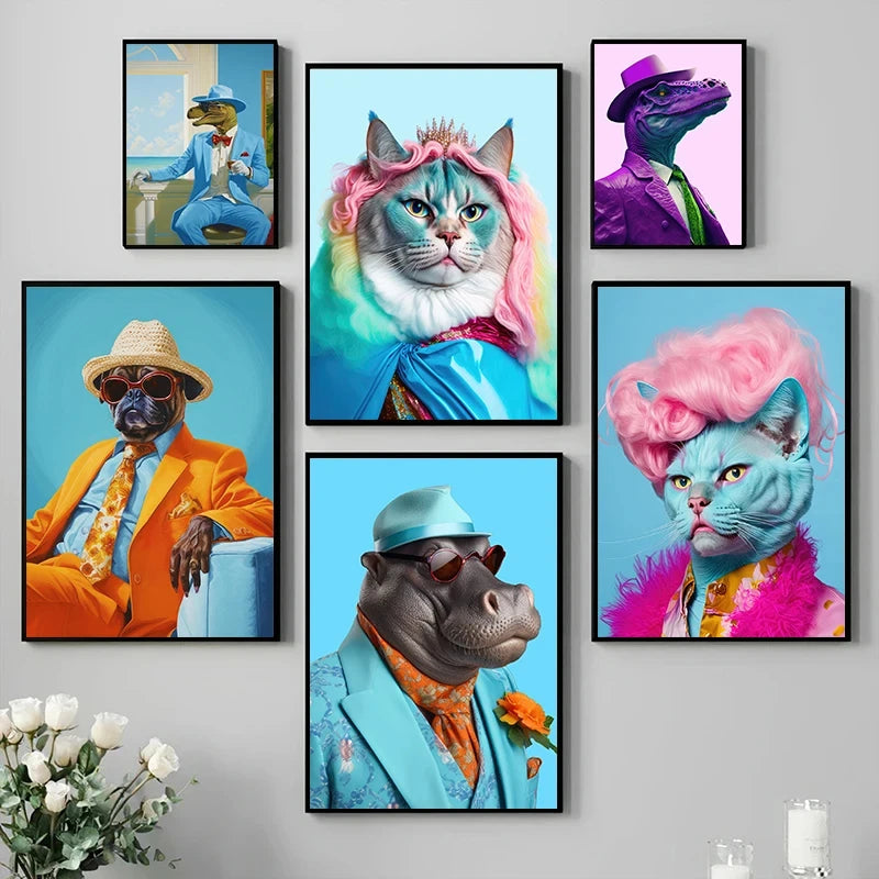 Animal's Gorgeous Cross Dressing Poster