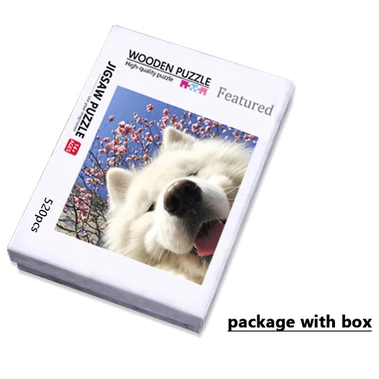 Photo Custom Wooden Personalized Square Puzzle