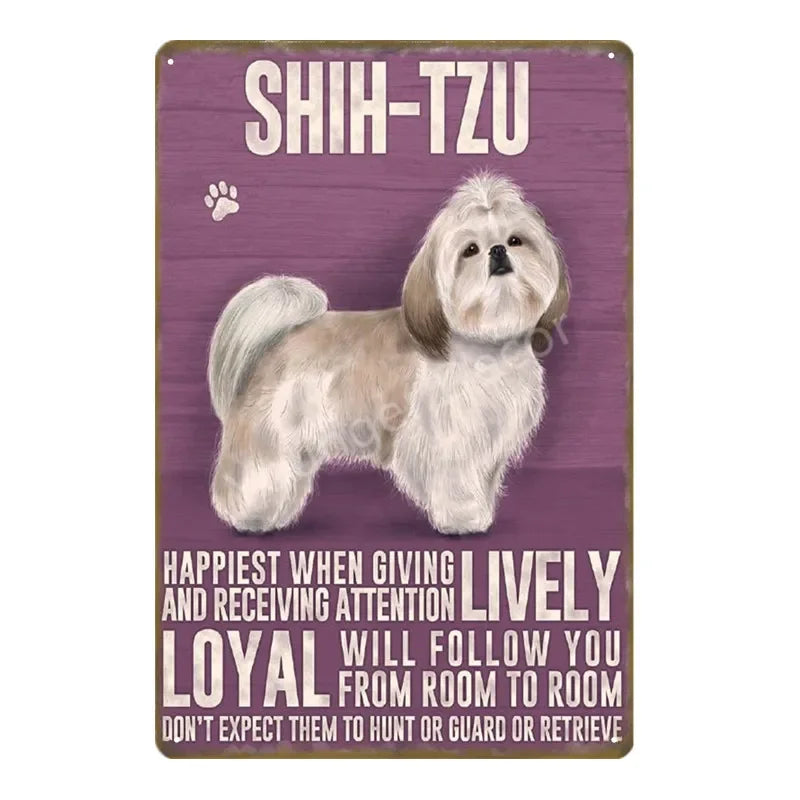 Funny Animals Pet Dogs Wall Decor Poster