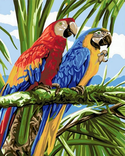 40x50cm Painting By Numbers Animals On Canvas