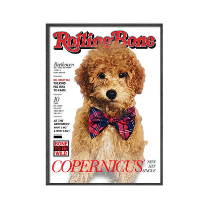 Custom Animals Magazine Dog Cat Pets Photo Fashion Poster