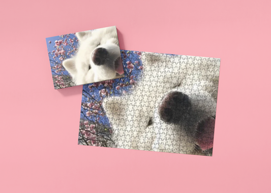 Photo Custom Wooden Personalized Square Puzzle